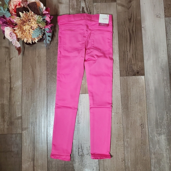 NWT SO Ultimate Stretch Pull On Jegging Girls Size 7 Pink Splash - Picture 2 of 16